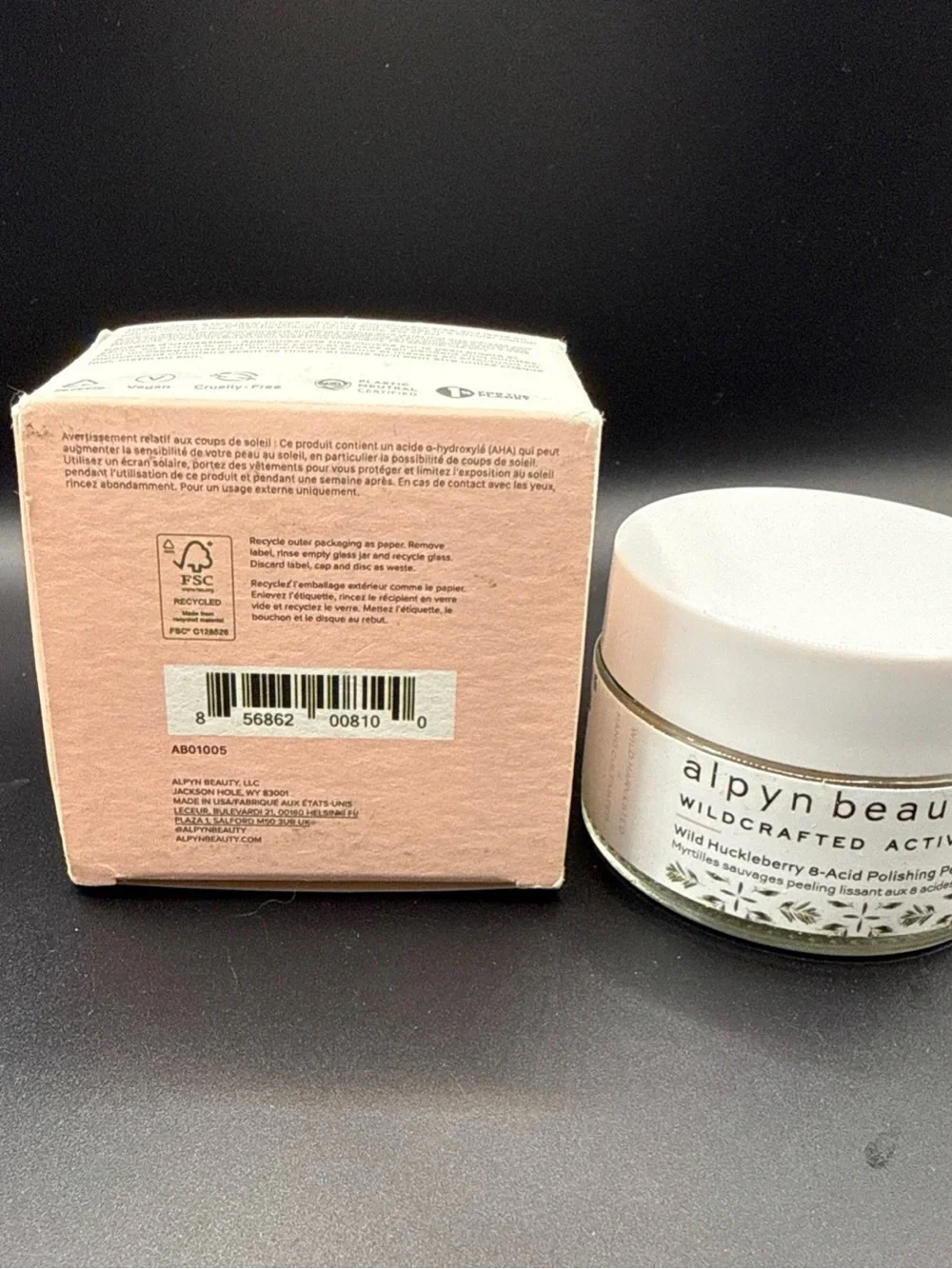 Alpyn beauty Wild Huckleberry 8-Acid Polishing Peel – 50ml